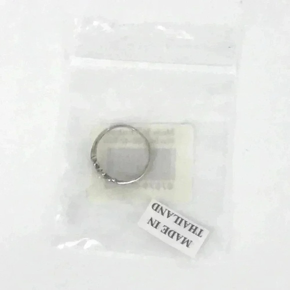 925 STERLING SILVER TOE RING XS BUTTERFLY STONE OPEN BEACH VACATION JEWELRY - Picture 5 of 8